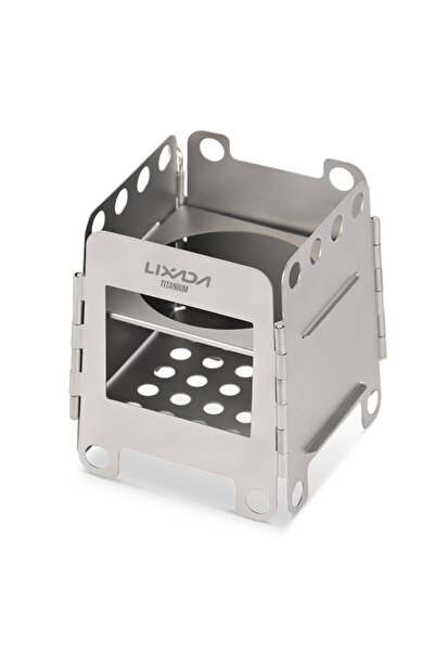 Choice موقد حطب فقط، موقد حطب محمول من التيتانيوم خفيف قابل للطي من ليكسادا، ...