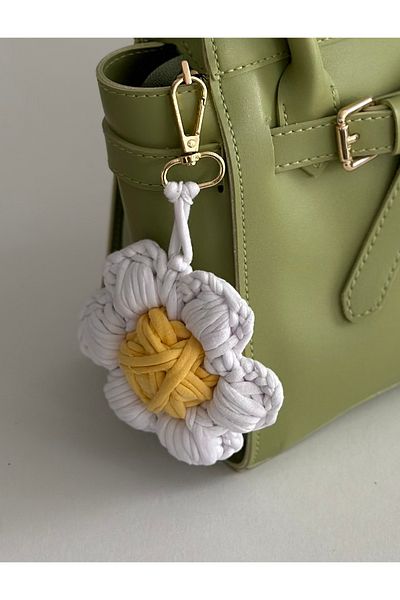Boutiquehaki Flower Salute Bag Charm & Ornaments