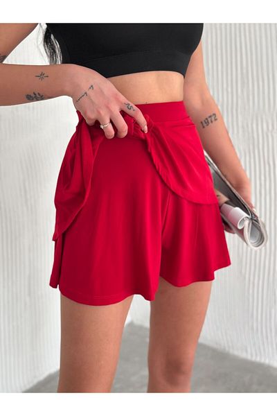 OlaLady Women's Tennis Model Flared Cut Mini Shorts Skirt