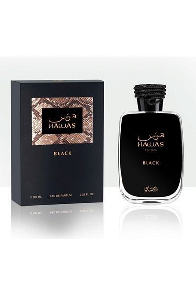 Rasasi Men's Hawas Black Edp Spray 100ml