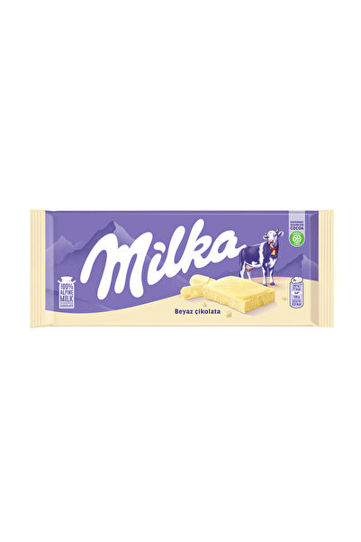 Milka Beyaz Çikolata Tablet 80 gr