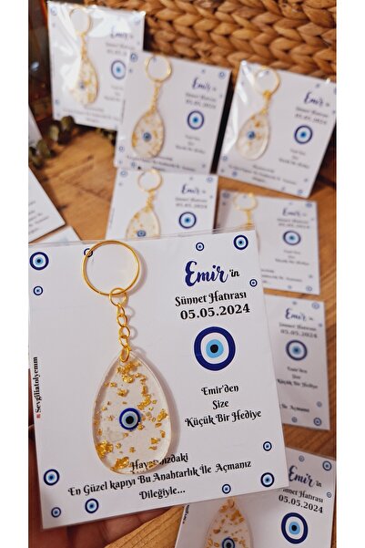 sevgiliatolyemm mutluluk getirmesi dileğiyle NAZARBONCUKLU ANAHTARLIK  10 ADE...