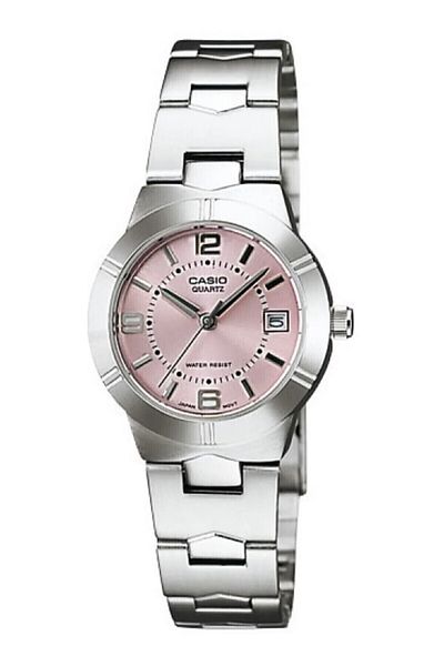 Casio Silver Pink Color Women's Wristwatch