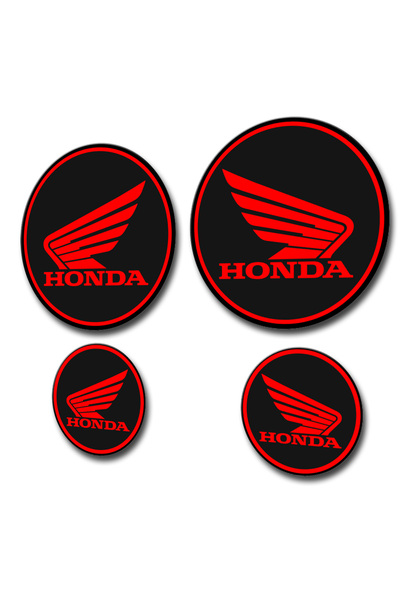 Honda 3D Sticker Kırmızı