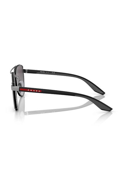 Prada Linea Rossa Man Pilot Sunglasses- Ps 51ys - Lense Size:61mm - Gunmetal