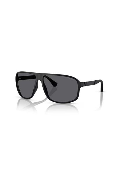 Emporio Armani Man Square Sunglasses- Ea 4029 - Lense Size:64mm - Matte Black