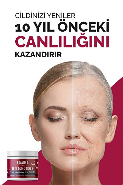 Rozalina Rise Gençleştiren, Yaşlanma Karşıtı, Ve Kırışık Giderici Onarıcı Bak...