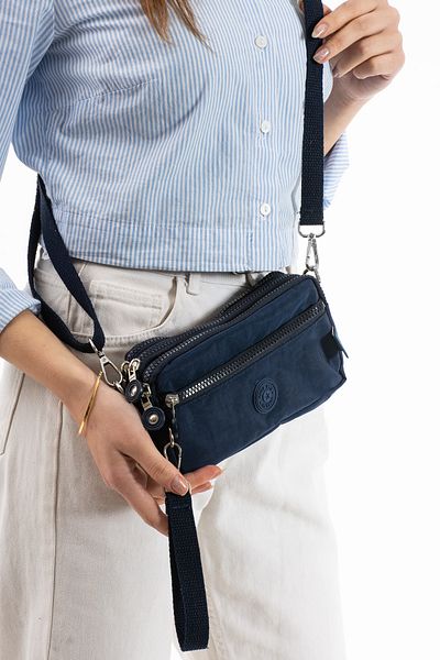 RKY SERENITY Mega Bag Clinker Fabric cu 4 compartimente pentru agățat pentru gât Geantă de umăr și geantă de mână pentru femei
