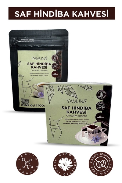 Yamuna Saf Hindiba Kahvesi Kutu & Paket