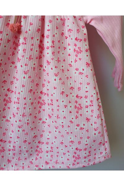TinyAlp Eid Velvet Fabric Comfortable Design Baby Girl Dress
