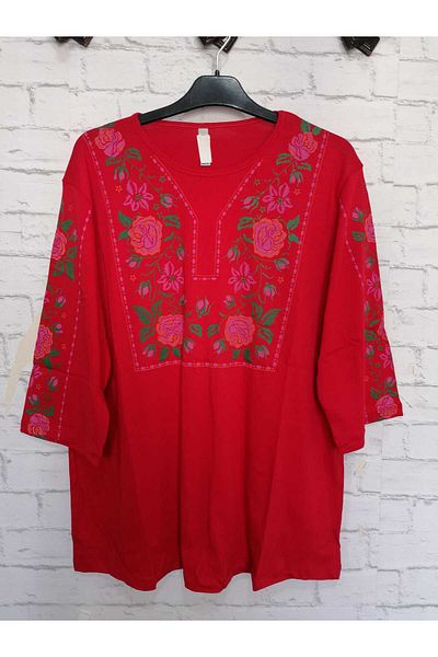 anne moda ankara بلوزة صيفية كاملة، قطن بالكامل، ممشط، مريح