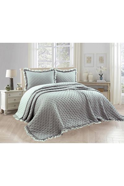 gülce home Lidia Frill Micro Bed Cover
