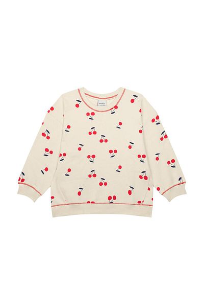 Antebies Cherry Sweatshirt Shorts Set