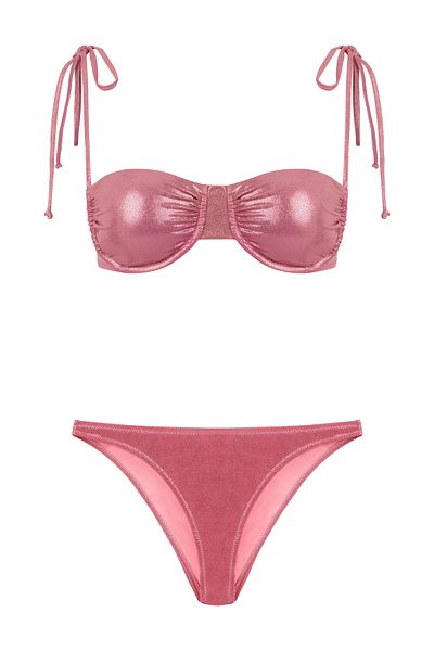 AQUELLA Σετ μπικίνι με Underwire Pink