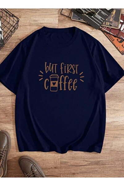 KOZİA OUTDOORS Μπλουζάκι Unisex με στάμπα καφέ, Oversize, Basic, με λαιμόκοψη...