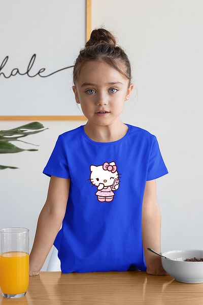 New Shine 1 tricou este un cadou pentru achiziții de 6 și mai sus în coș - Tricou cu mânecă scurtă imprimat pentru copii