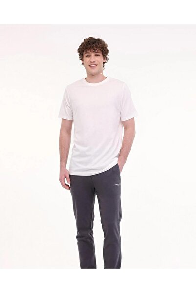 lumberjack MB CT110 PM - 0 Яка Basic Короткий рукав T-Shirt, Рукав Armali і Без принта