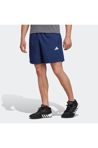 adidas شورت تدريب رجالي باللون الأزرق الداكن من Train Essentials (IC6977)