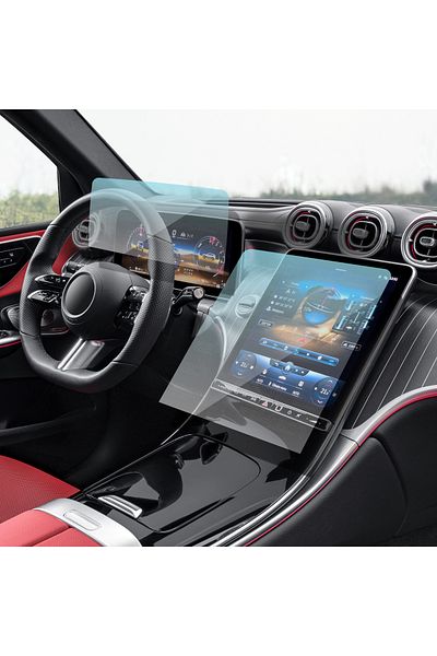 ael-tech Mercedes Glc Digital Instrument and Navigation 11.9 Inch Compatible Nano Protective Set 2023-2025