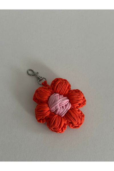 Boutiquehaki Flower Salute Bag Charm & Ornaments