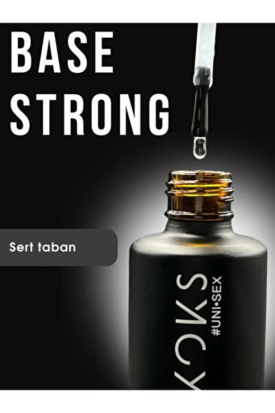 KOKS Şeffaf Strong Manikür Bazı-Profesyonel Kullanım için 15 ml.
