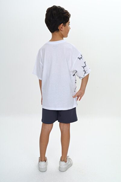 Toontoy Σετ σορτς για αγόρια με αδιάκοπο γράμματα με τύπωμα