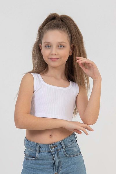 Hopi Kids Kids Girls Single Bady D - White - 11-12 Years