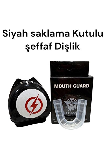 Gök Sports Dişlik Boks, Kick Boks ve Muay Thai Profesyonel Antibakteriyel Siyah Kutulu Boks Dişliği