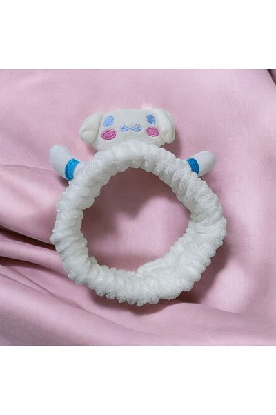 KANİNCHEN Banda de păr elastică pentru spălarea feței Super Soft Spa pentru femei