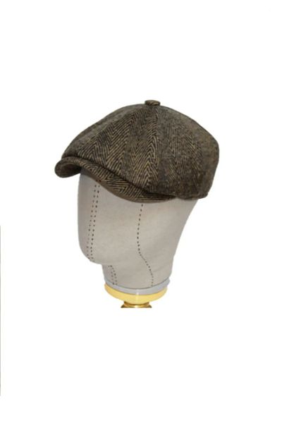 ergül çanta Шапка Ayer Herringbone Camel Beckham Thomas Shelby