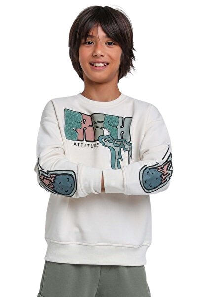 Waka Waka Transpirație pentru băiat cu gâtul de bicicletă cu mâneci imprimate...