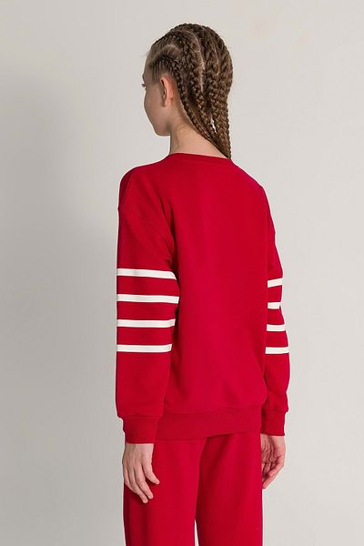 Waka Waka Front Printed Crew Neck Girl's Sweatshirt