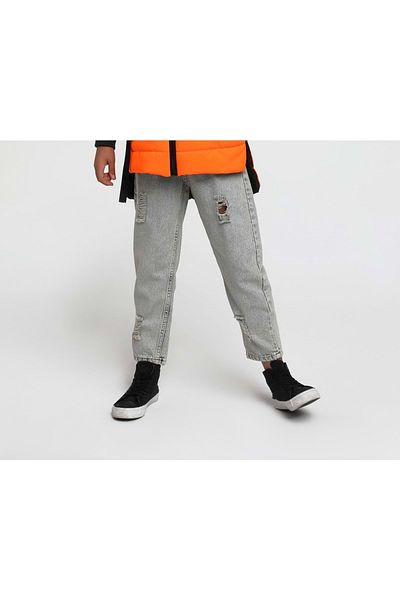 Hopi Kids Blue Single Jeans Kids Girls Pants - 10-11 Years