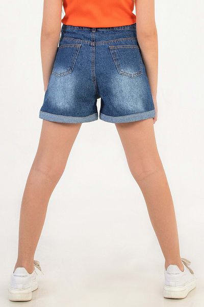 Hopi Kids 12-13 ani Pantaloni scurți din denim indigo D Copii Fete