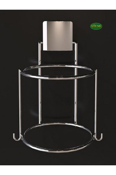 ÇİTAŞ Chrome Dryer Attachment with Screwless Dowelless Mounting Adhesive (Strong Adhesive)