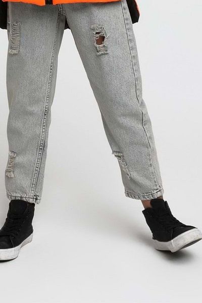 Hopi Kids Blue Single Jeans Kids Girls Pants - 10-11 Years