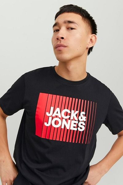 Jack & Jones Tricou Jjecorp pentru bărbați cu logo Play 12233999   Model - 5 / Negru