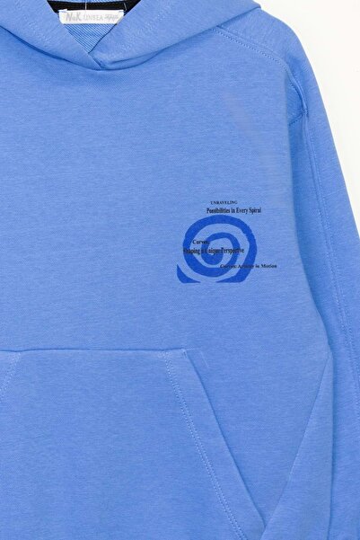 Waka Waka Hanorac pentru băiat cu glugă, imprimat în față și în spate