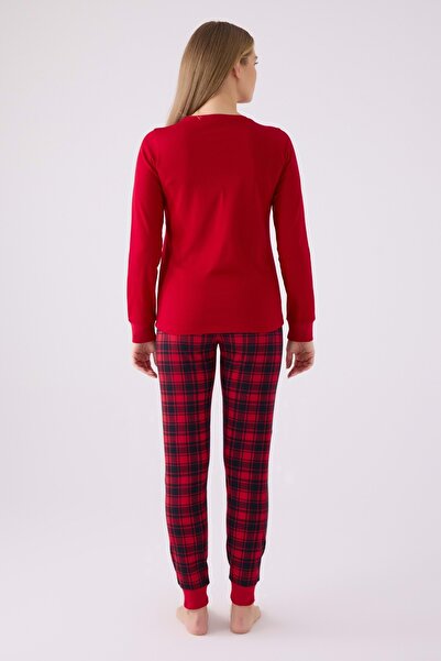 wakawakakidsstore Letıt Snow Christmas Themed Mother Child Pajama Set