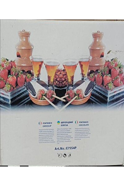 Generic 5-Tier Electric Chocolate Fountain Machine 240V 70W 50Hz