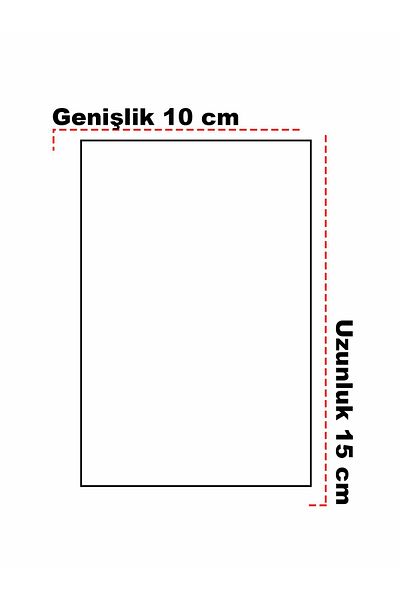 sywoods 10X15 cm Mini Transparent Gelatin Bag 50 Pcs