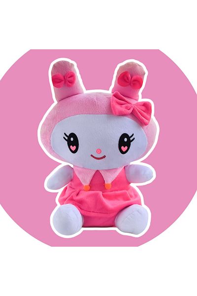 NB market My Melody Kuromi Plush Toy 25cm Sanrio Kawaii Brand with Tag Kuromi Pink Color Melody