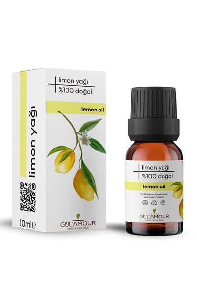 %100 SAF Limon Kabuğu Yağı 10ml