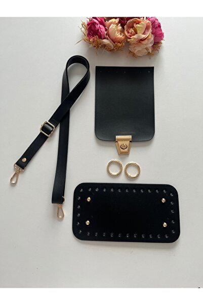 zg hobi aksesuar حقيبة محبوكة بحزام قابل للتعديل، غطاء، مجموعة أساسية