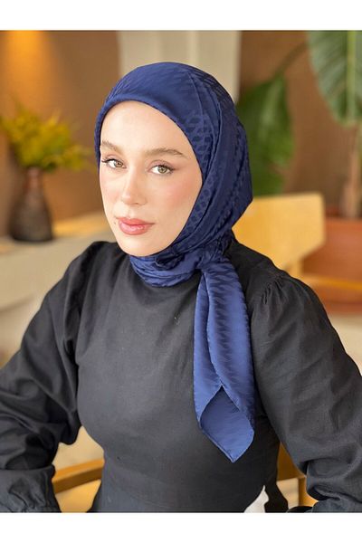 Modakaşmir Eșarfă cu model mini picătură din seria Jacquard mătăsoasă