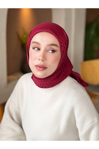 Modakaşmir Silky Jacquard Series Mini Drop Pattern Scarf