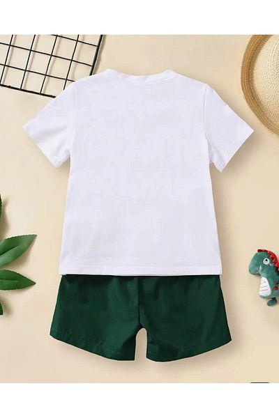 MİLANO KİDS Boy's Summer Shorts Bottom Top Suit