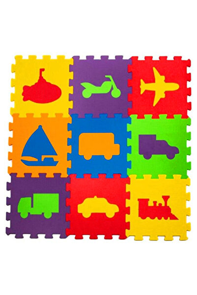 a v d a 7mm Taşıtlar Eva Puzzle 33x33cm Oyun Karosu Yer Matı Eva Puzzle Minder