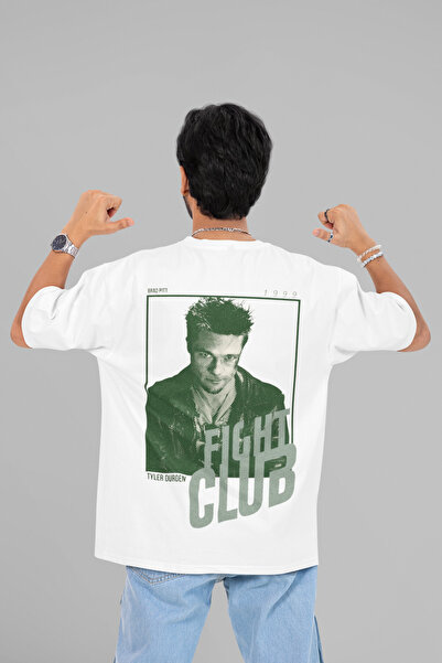 SEVBANO Fight Club Tyler Durden με τυπωμένο μπλουζάκι με χαρακτήρα ταινίας Un...
