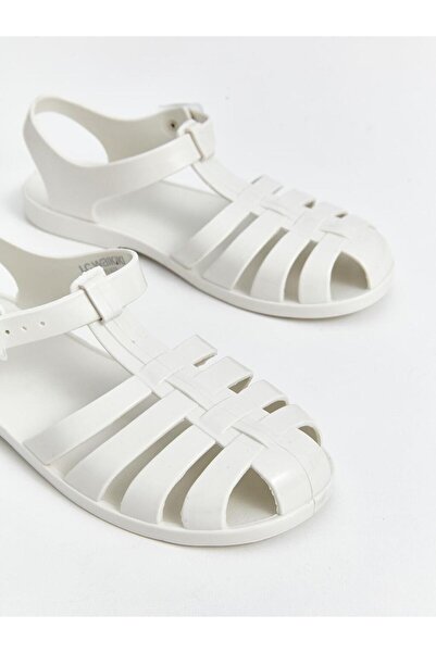 LC Waikiki Women's Beach Sandals with Closed Front Buckle Detail (S4)